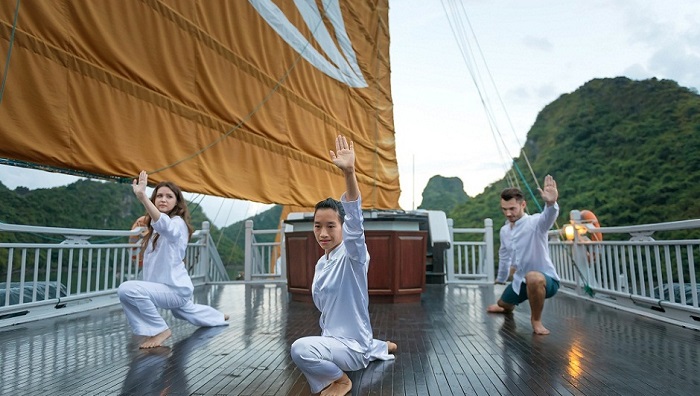 Du thuyền Paradse Luxury - Lớp học Tài Chi